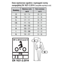 Kamizelka ochronna dla dorosłych level 2 EffectFlex Start